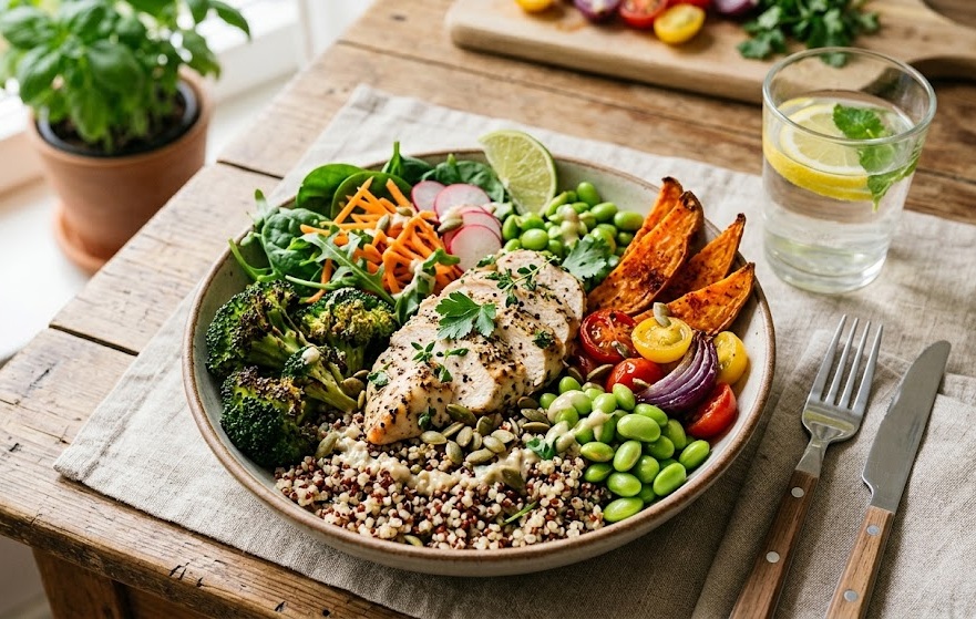 Омега-3 богати храни - сьомга, ядки, авокадо, маслини